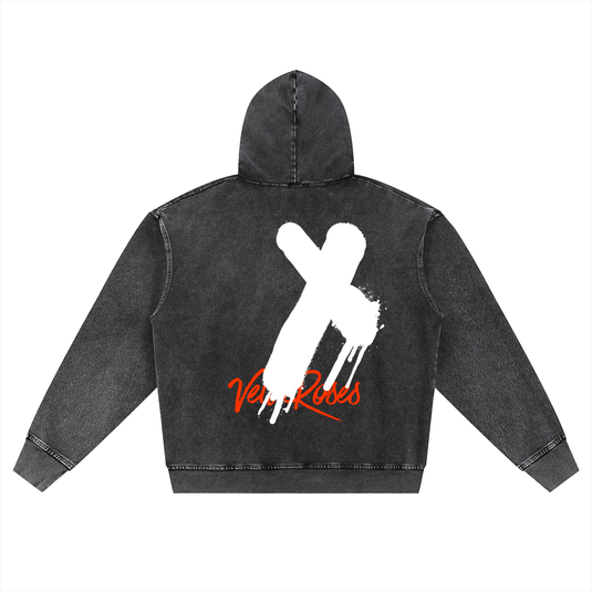 FADED FAITH WASH ZIP HOODIE