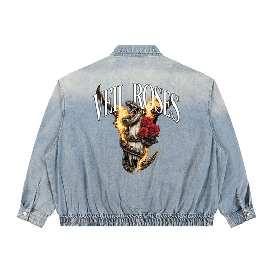 VINTAGE WASH VENOM BLOOM DINEM JACKET  (2 CLRS)