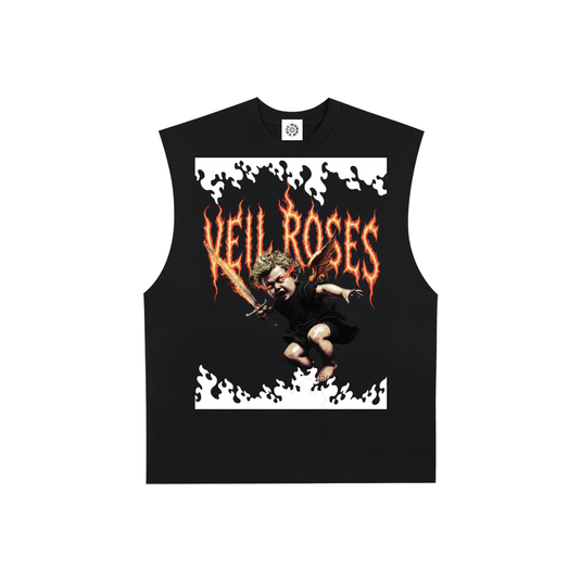 VEIL RAW EDGE T (2 CLRS)
