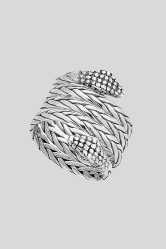 Veil Coiled Serpent Ring