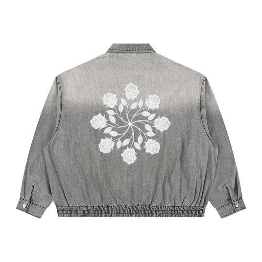 CREST WASH DENIM JACKET  (2 CLRS)